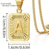 Wholesale Hip-hop Stainless Steel Letter Necklaces
