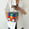 O1CN010cVoKO1tfzVBsO4hz_2200737095930-0-cib Wholesale PU Geometric Bag Magic Square Bag