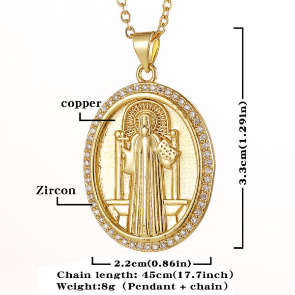Wholesale Copper Religious Ladies Necklaces