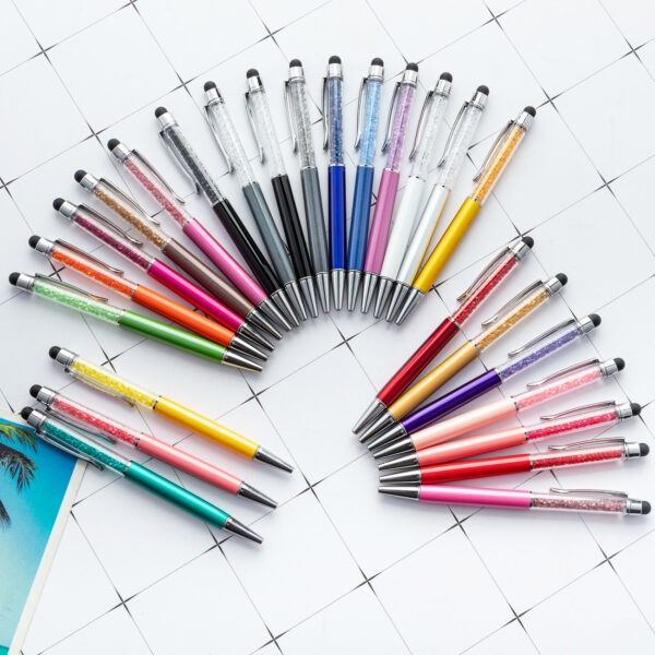 Wholesale Metal Crystal Ballpoint Pen Diamond Capacitive Ballpoint Pen