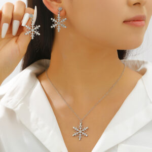 11 earrings + necklace