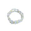 Wholesale Frosted Glass Pearl Flower Beading Bracelet