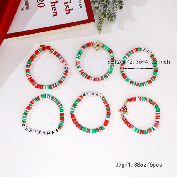 Wholesale Christmas Halloween Set Polymer Clay Bracelet