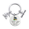 Wholesale Stainless Steel Round 2023 Graduation Gift Metal Keychains