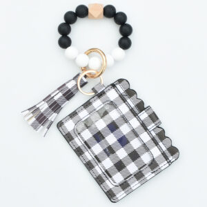 Black and white plaid