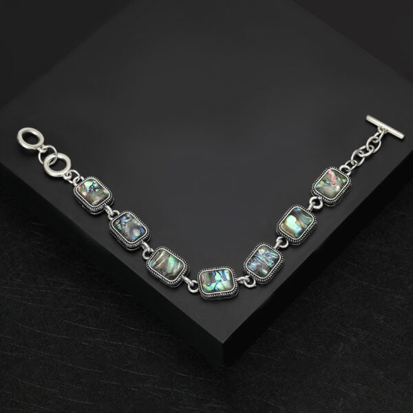 O1CN010gTN9d2FAJs6nK1Hb_2200558508839-0-cib Wholesale Rectangular Natural Abalone Shell Bracelet