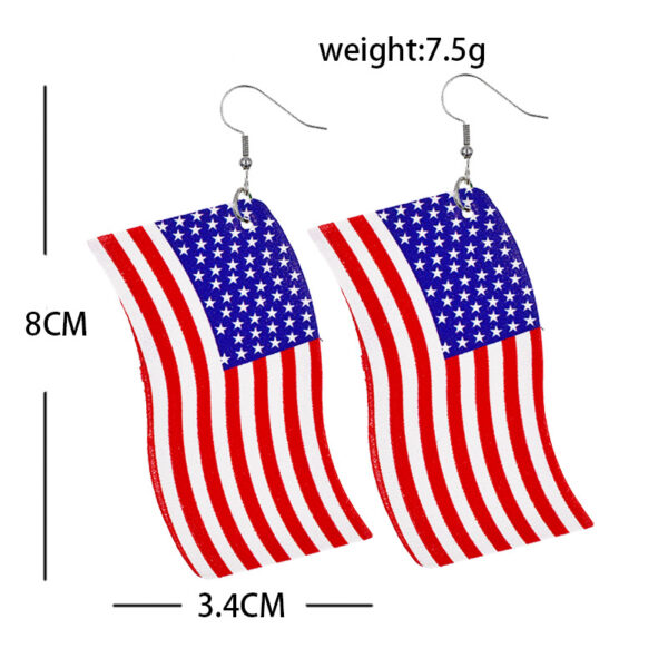 O1CN010gawVn2CFrRKslneI_2207539588445-0-cib Wholesale American Independence Day Leather Earrings