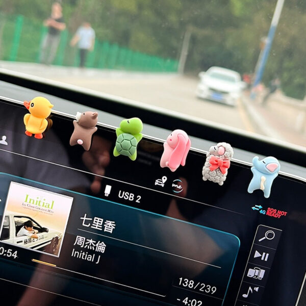 Wholesale of Car Center Console Car Rearview Mirror Plastic Small Decorations