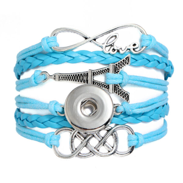 O1CN010gxe5I26uj3UXtBTN_6000000007722-0-cib Wholesale Woven Buckle Leather Alloy Bracelet