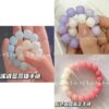 Wholesale Ice White Jade Gradient Pink Glass Bracelet