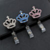 Wholesale Crown Diamond Retractable Alloy Keychain