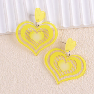 Yellow love heart