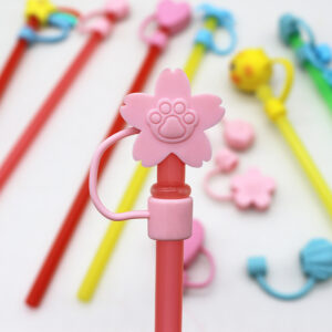 Cat Claw cherry blossom-silicone 8mm / Bagged without straw