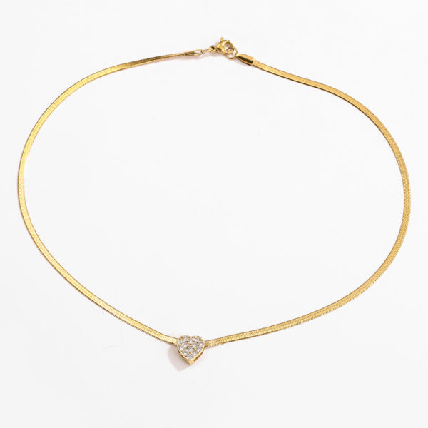 O1CN010rA9Hl1sNNgIIe43p_2212151565754-0-cib Wholesale Stainless Steel Blade Chain Love Peach Heart Star Necklace