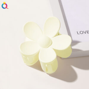 Frosted Large Flower Hairpin-White / Factory direct sales