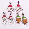 Wholesale Christmas Collection Wooden Earrings