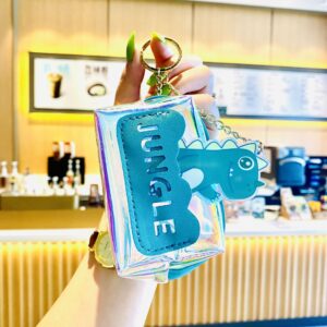 Laser Dinosaur Coin Purse-Blue