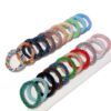 Wholesale Sequin Crystal Color Elastic Rubber Band Bracelet Dual Use