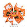 Wholesale Halloween Dress Up Bat Ghost Fabric Kids Hair Clips