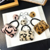 Wholesale Plush Leopard Print Mini Coin Purse Creative Keychain