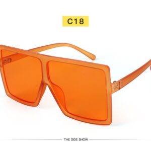 Matte orange frame full orange sheet