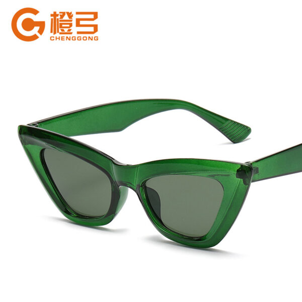 O1CN011260Ru1Y809VrgGHh_2208807593013-0-cib Wholesale PC Triangle Cat Eye Sunglasses