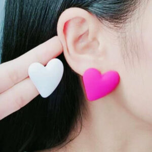 O1CN0112wNzR1T3M5xrt1ue__2677772326-0-cib Wholesale Valentine's Day 18 Colors Small Heart Valentine's Day Acrylic Earrings