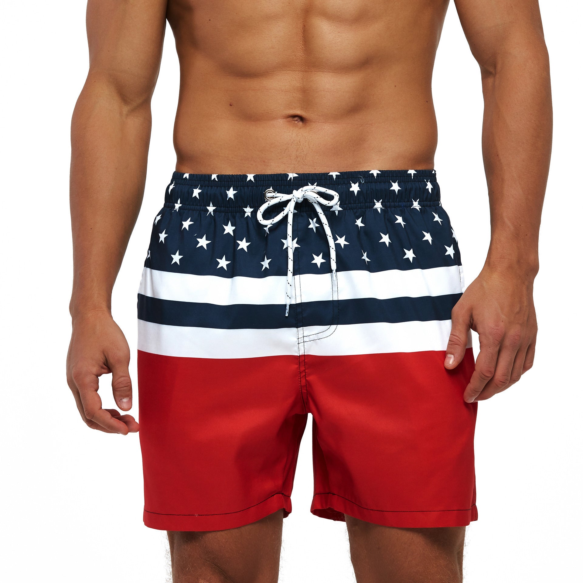 Wholesale 3D Printing Flamingo Ft Series lyester Swimwear Shorts