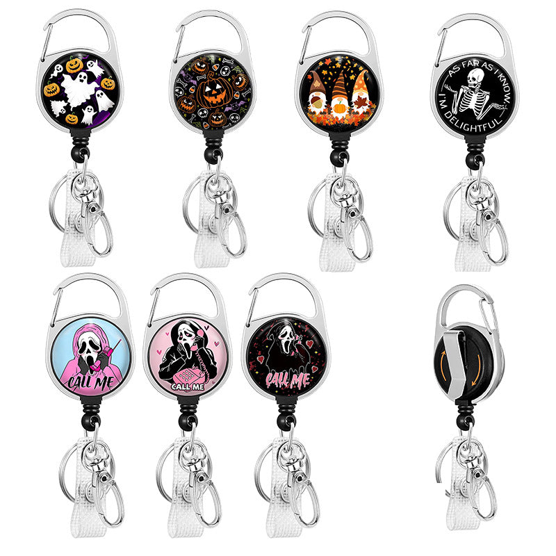 Wholesale ABS Pumpkin Roll Keychain