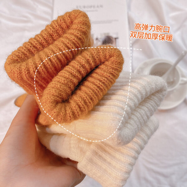 Wholesale Winter Jacquard Touch Screen Plus Velvet Thickened Warm Gloves