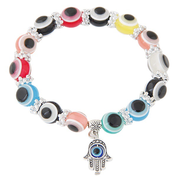 Wholesale Vintage Evil Eye Alloy Bracelet