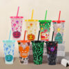 Wholesale Single Layer Temperature Sensitive Color Changing Plastic Cup