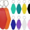 Wholesale Plastic Luggage Tag Retro Motel Number Tag Diamond Hotel Room Card Keychain