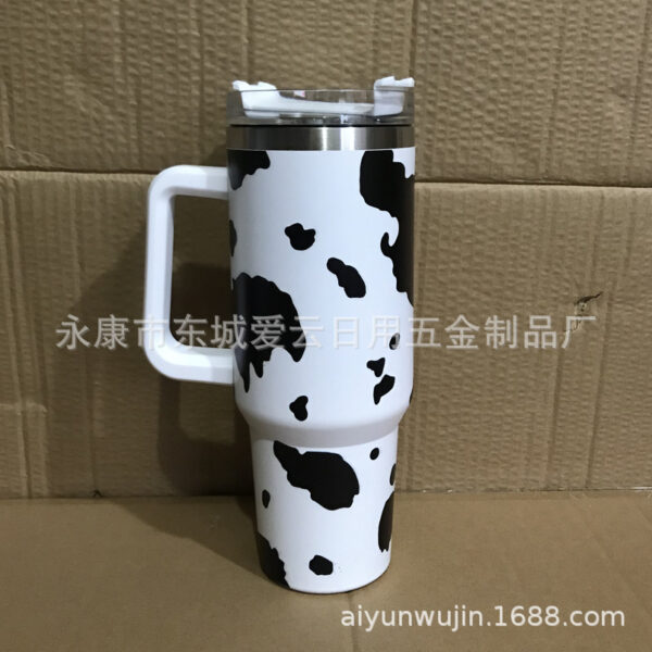 Wholesale Tumbler Leopard Pattern Stainless Steel Ice Bullies Cup