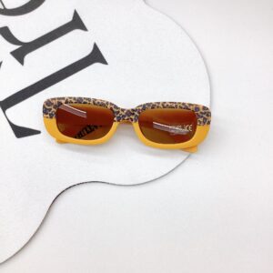 Charm Yellow-Leopard Print