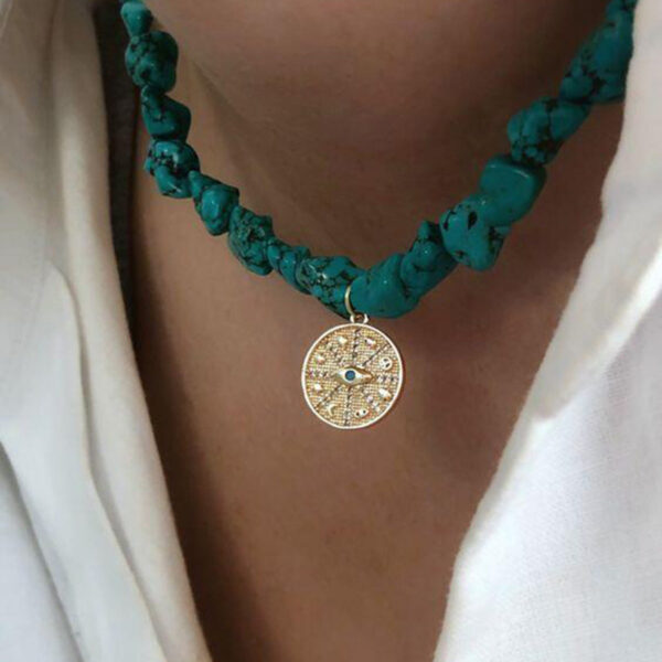 O1CN0117ooK02Cmq7HaJjPe__3912908517-0-cib Wholesale Vintage Turquoise Necklace Collarbone Chain