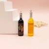 Wholesale Acrylic Mini Wine Bottle Key Chain DIY Accessories
