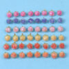 Wholesale Pink Drop Glue Strawberry Resin Jewelry Accessories Beads