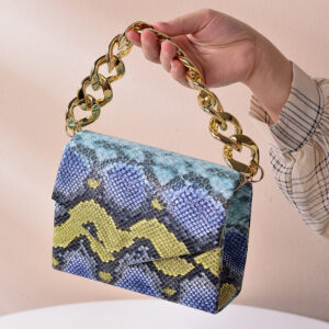 Wholesale PU Snake Pattern Bags, Dinner Bags, Party Diagonal Cross Bags