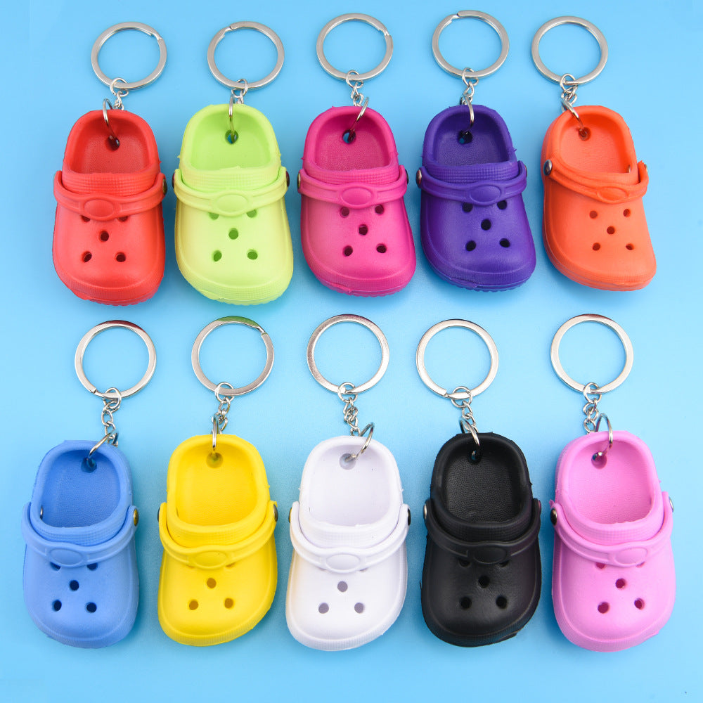 Wholesale EVA Cute Mini Hole Shoes Keychain