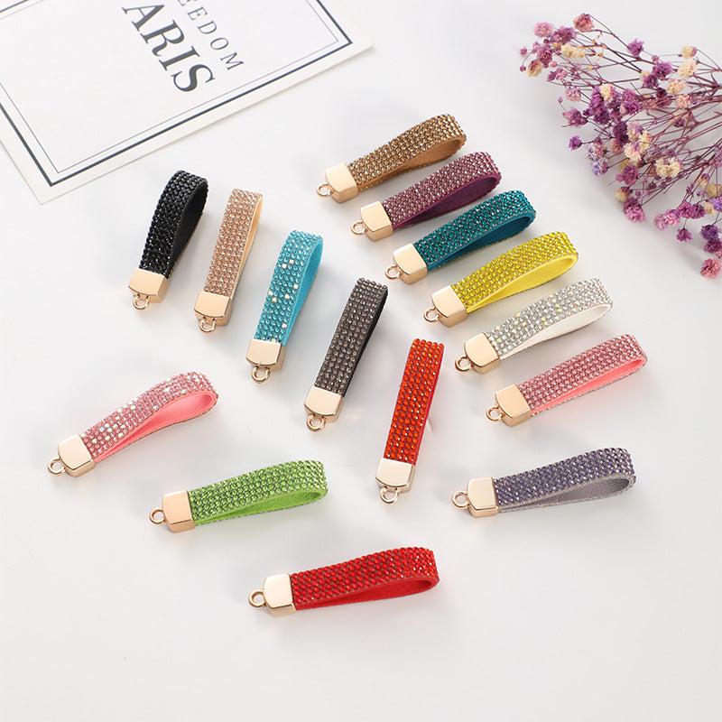 Wholesale Zinc Alloy Diamond Key Chain Aessories
