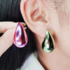 Wholesale Water Drop Acrylic Earrings
