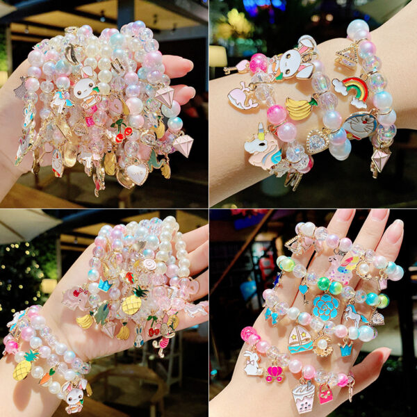 Wholesale Cartoon Glass Beads Bracelet