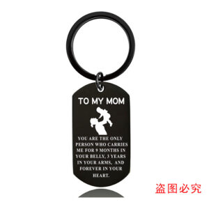 W00043 key chain Whole Black