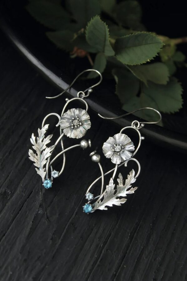 O1CN011LwMn31TI0hN5gO9W_2206709272358-0-cib Wholesale Multicolor Floral Alloy Earrings