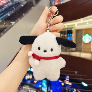 Plush black-eared pacha dog