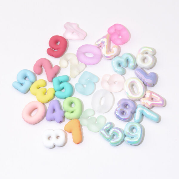 O1CN011MWZu31jdZFcmzyiU_2206721624571-0-cib Wholesale DIY Digital Loose Beads Transparent Frosted Three-dimensional Through-hole Beads