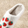 Wholesale Strawberry Warm Winter Soft Bottom Thickened Non-slip Cotton Slippers