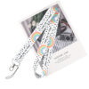 Wholesale Rainbow Polyester Badge Lanyard
