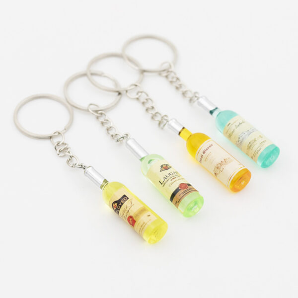 O1CN011PG7vx1Tgk9ZaUiAx_2459992412-0-cib Wholesale Resin Imitation Red Wine Bottle Beverage Bottle Keychain